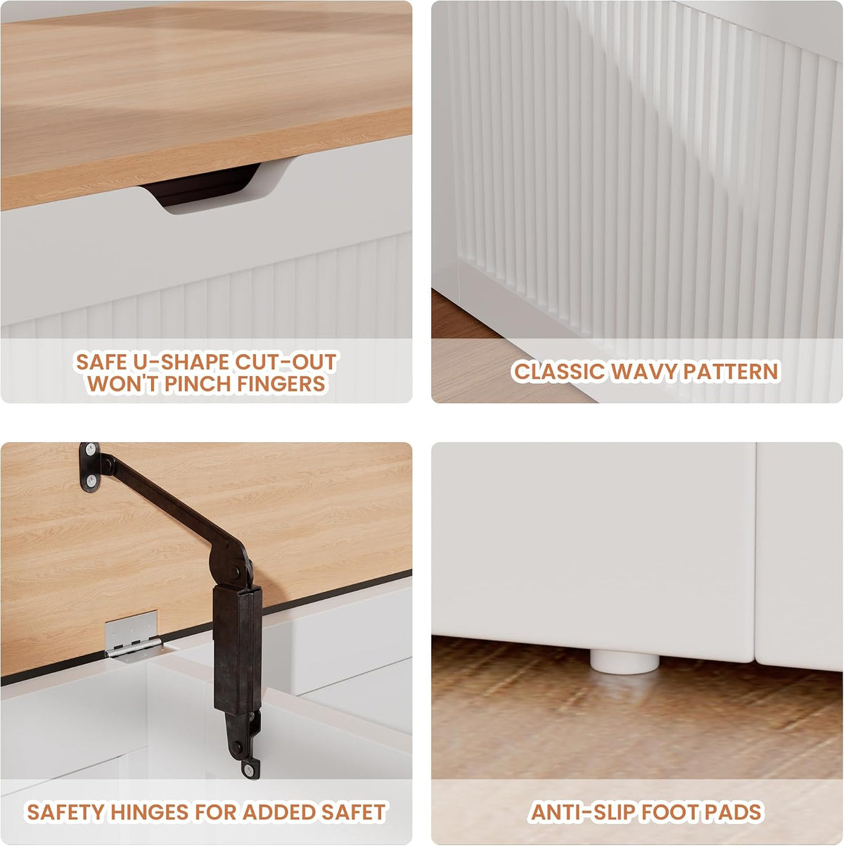 Modular L‑Shaped Backless Nook Storage Bench