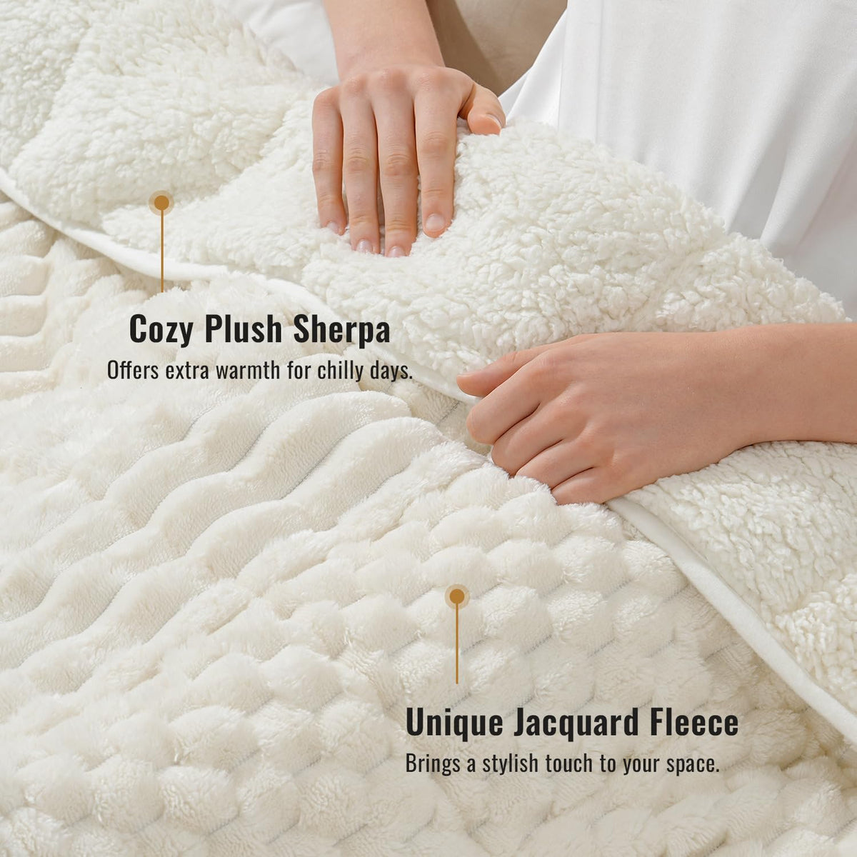 60"x80" Queen Weighted Blanket, 15 lbs