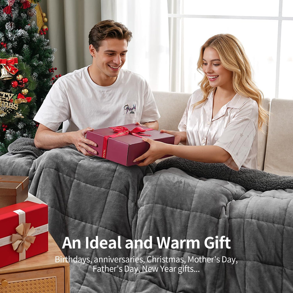 60"x80" Queen Weighted Blanket, 15 lbs