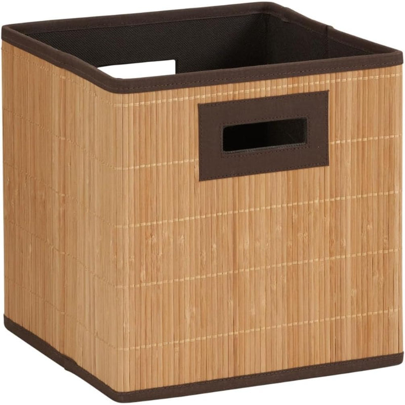 Natural Bamboo Storage Cubes, Set of 3