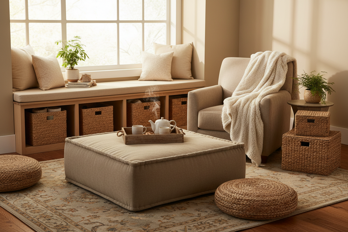 Warm Cozy Living Room - All Four Categories